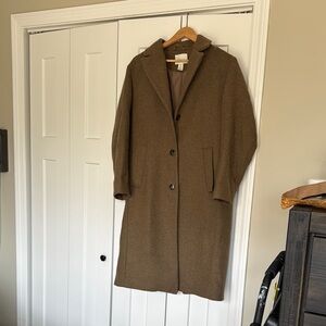 Women's Brown Wool Coat